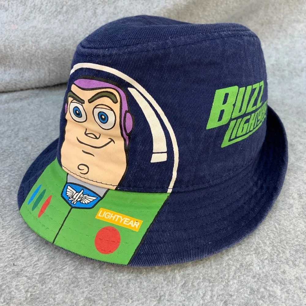 Buzz Lightyear Space Ranger Toddler Navy Disney Toy Story Fedora Bucket Hat